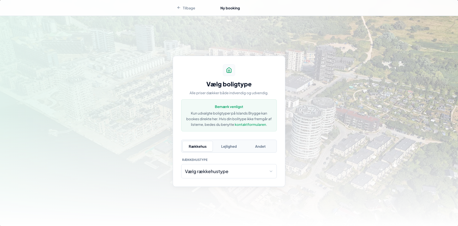 Bryggens Service hjemmeside - Footer